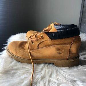 Timberland boots boys 6 womens 8 beige classic winter construction boots